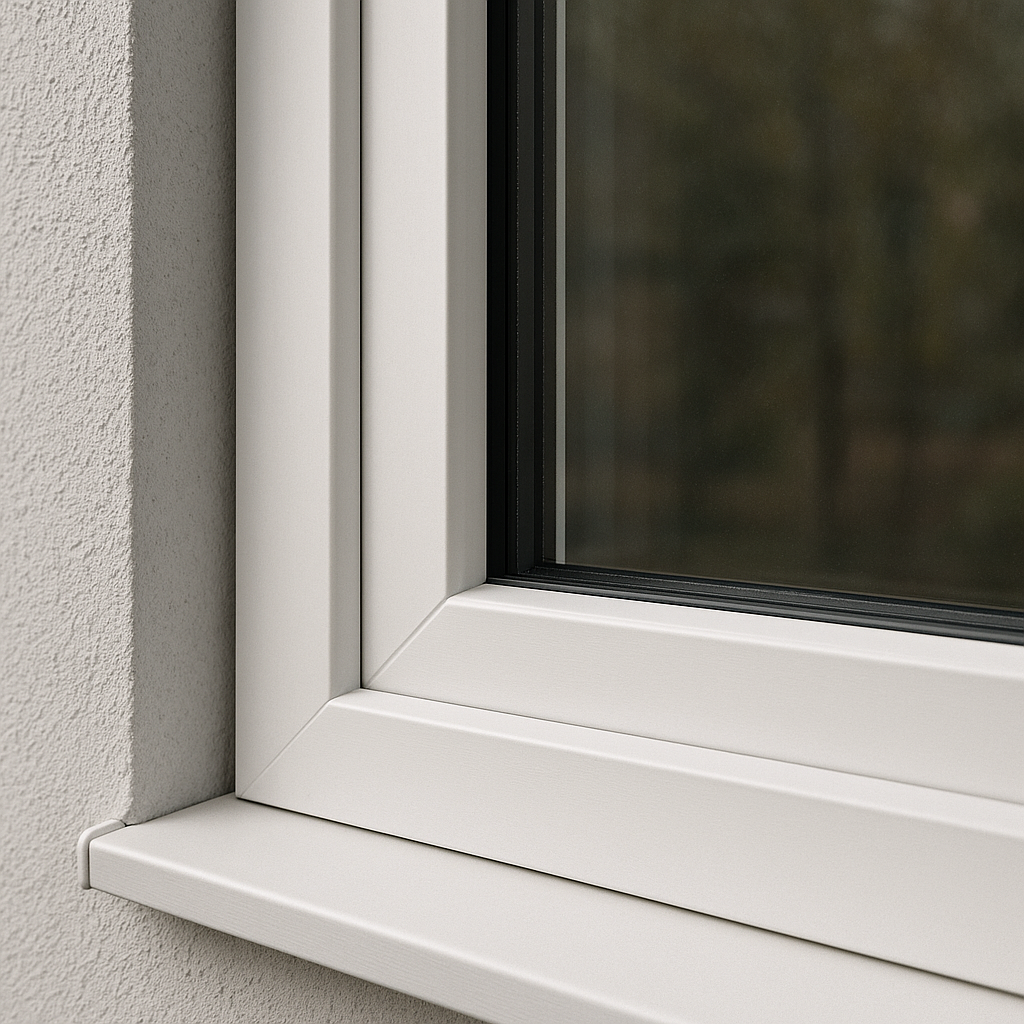 Plaatsing van kunststof kozijnen Almere in een tussenwoning in Almere Buiten