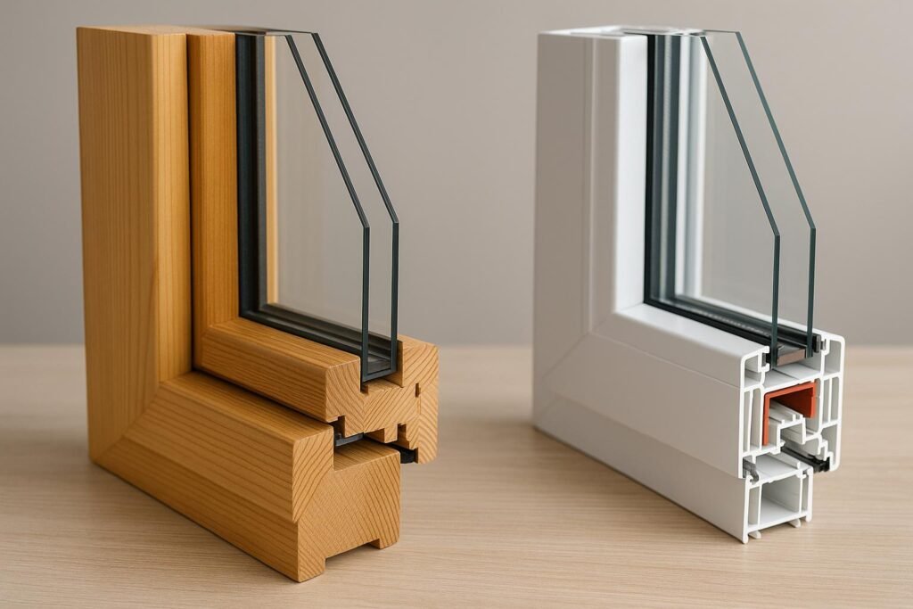 Houten vs kunststof kozijnen: kosten, isolatie en onderhoud