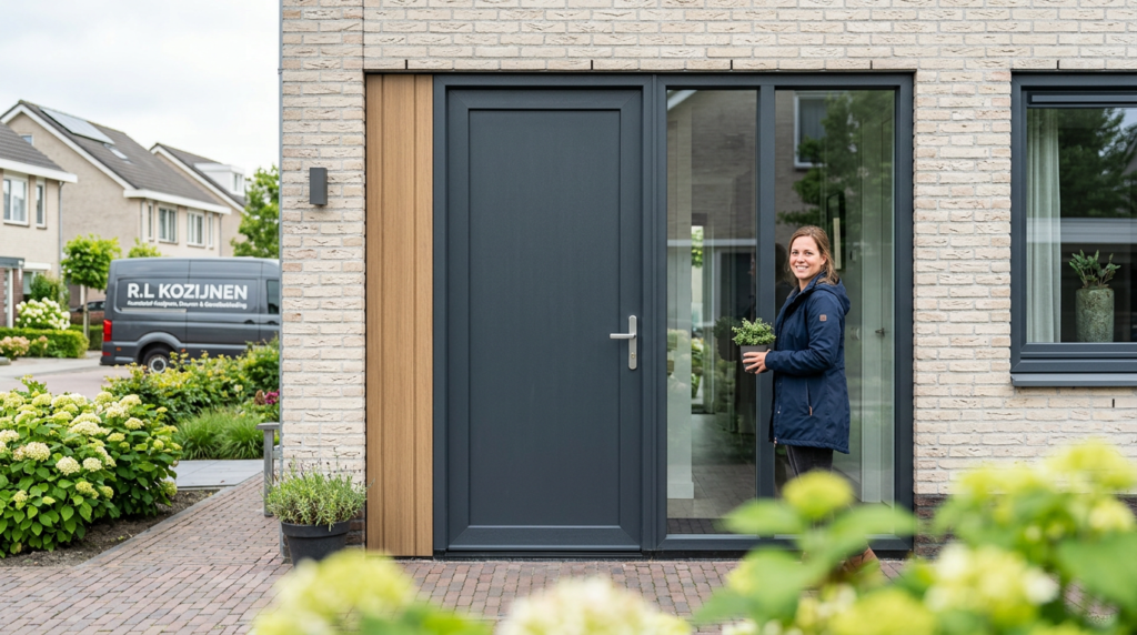 Duurzame kunststof deuren van R.L. Kozijnen, veilig en onderhoudsarm voor uw woning.