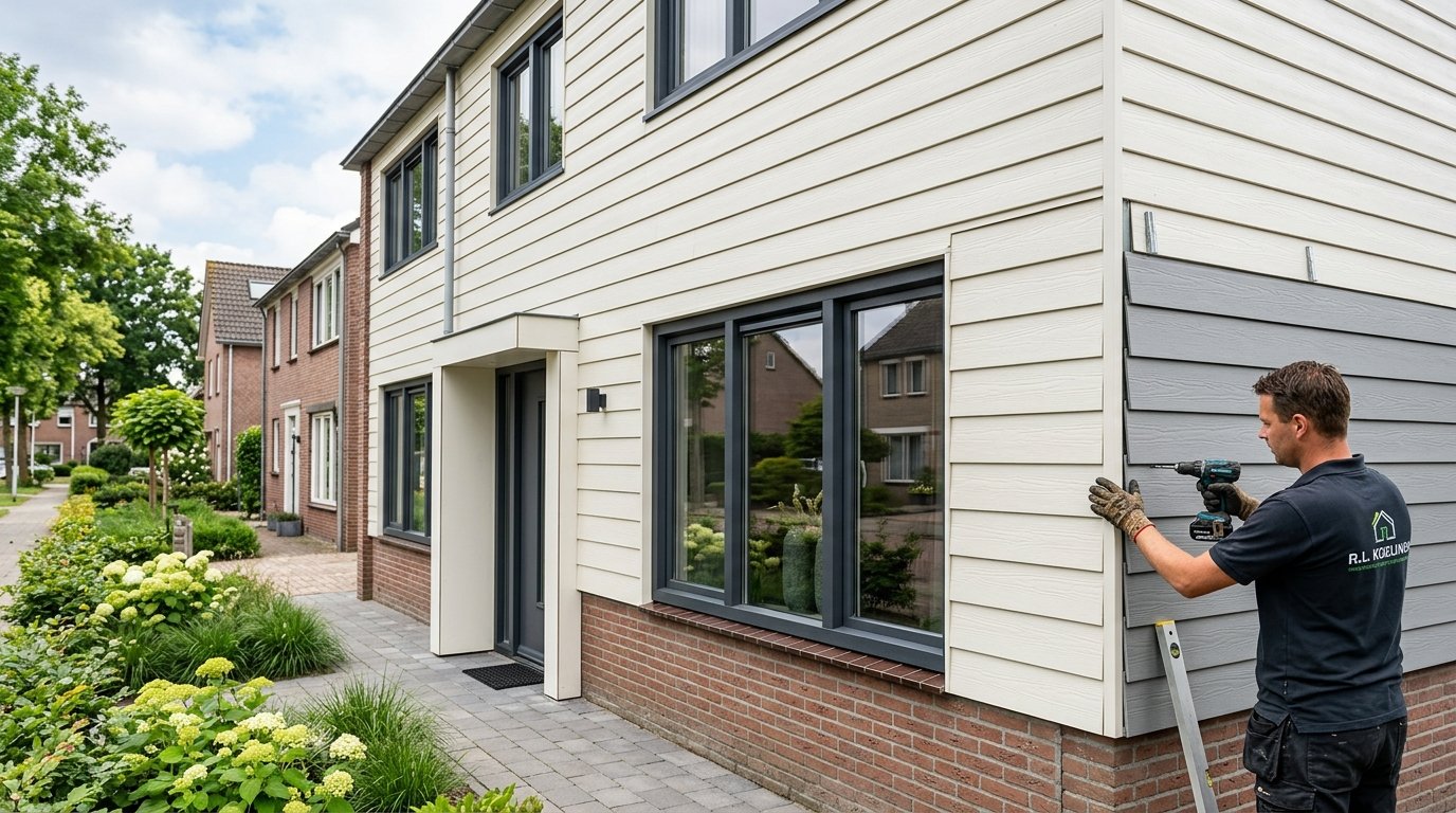 Vraag een kunststof gevelbekleding offerte aan voor een duurzame en onderhoudsarme woning.