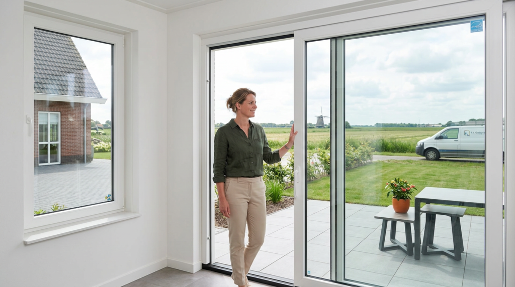 Duurzame kunststof kozijnen van R.L. Kozijnen voor energiebesparing in Noord-Holland.