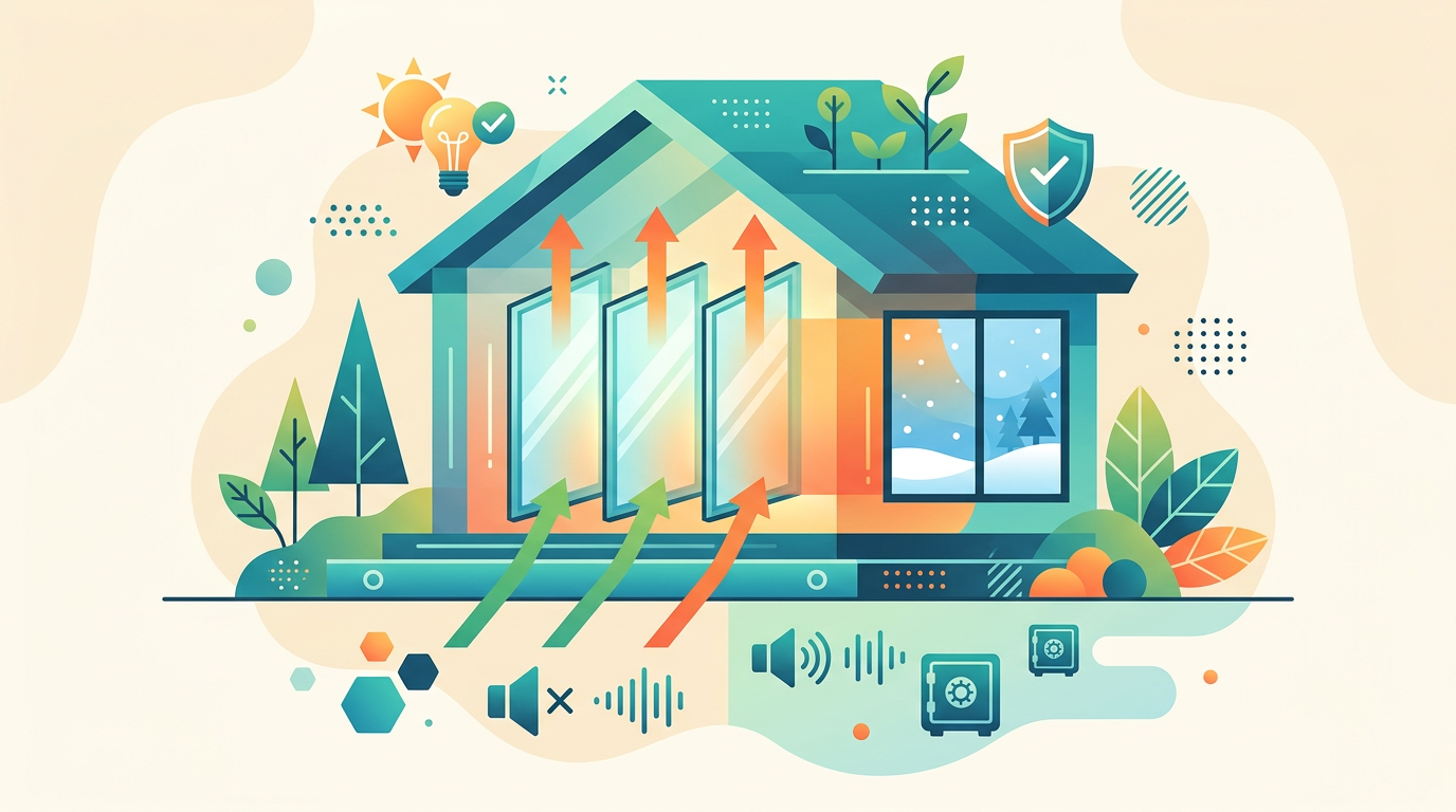 Wat zijn de voordelen van triple glas? Alles over HR+++ glas - illustratie