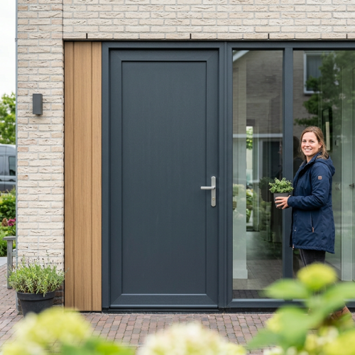 Duurzame kunststof deuren van R.L. Kozijnen, veilig en onderhoudsarm voor uw woning.