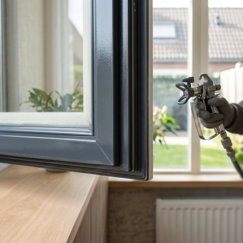 Verkleurde kunststof kozijnen? Zo herstelt een coating de glans!