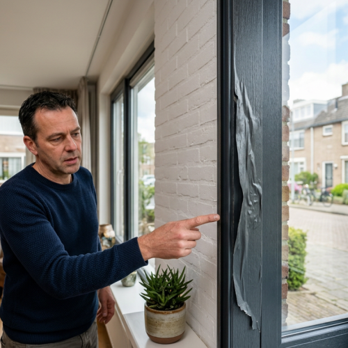 Kunststof kozijnen folie laat los: Oorzaken, oplossingen en preventie in 2026 - illustratie