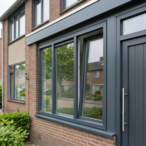 Onderhoudsvrije kozijnen van kunststof: duurzaam, isolerend en professioneel gemonteerd.